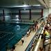 The lights go out inside Skyline High School during the Washtenaw Interclub Swim Conference Championships on Tuesday, July 23. Daniel Brenner I AnnArbor.com